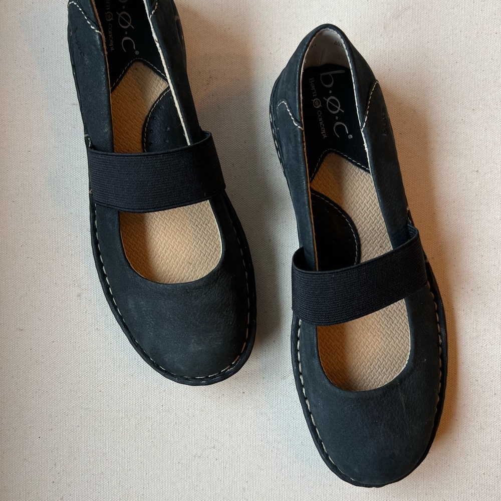 BOC Suede Black MaryJanes
